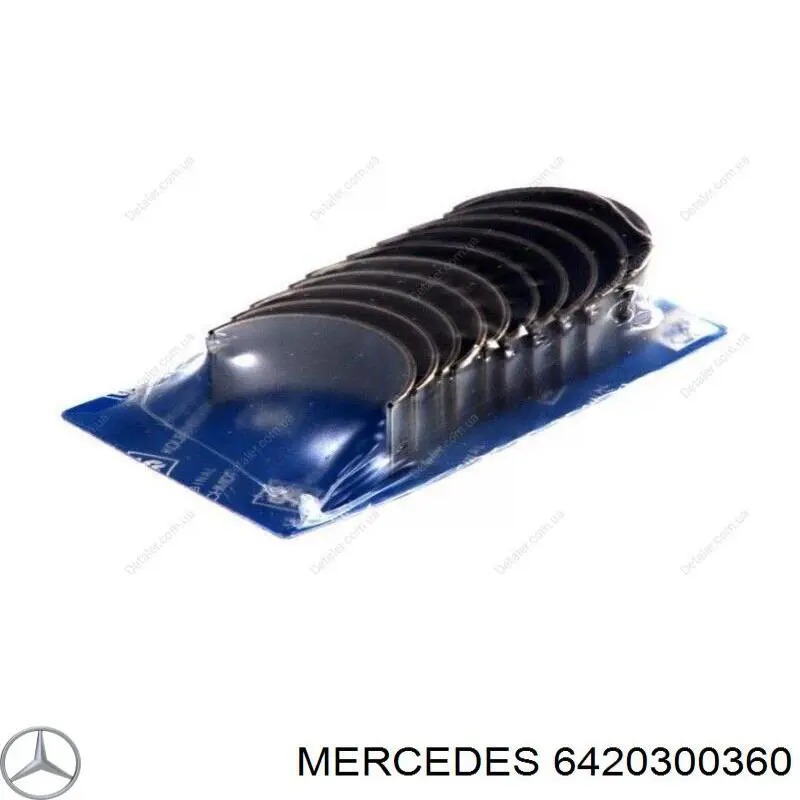 Вкладыши шатунные 6420300360 Mercedes