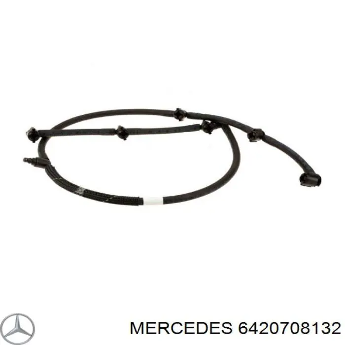 A6420708132 Mercedes tubo de combustível, inverso desde os injetores