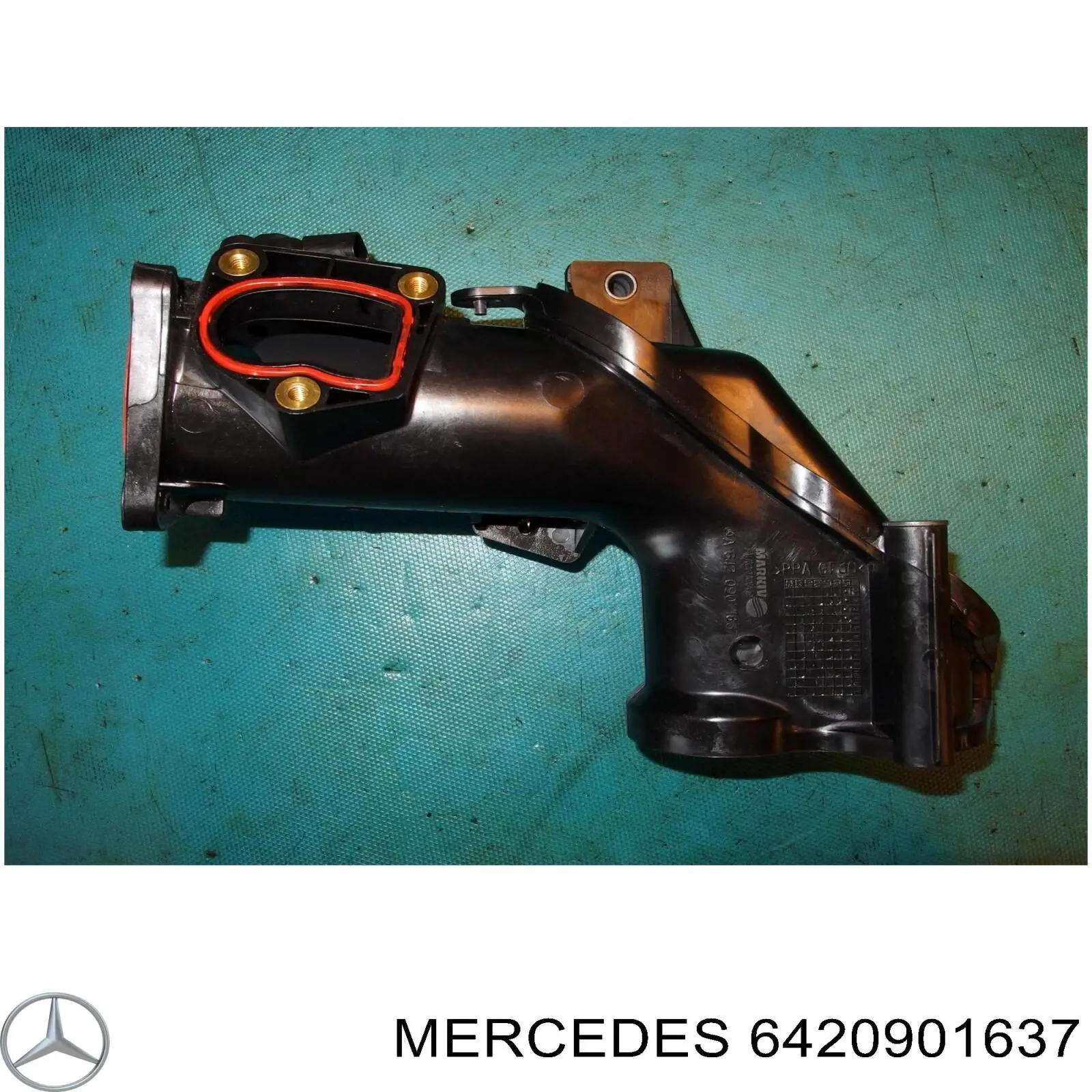 Патрубок дроссельной заслонки 6420901637 Mercedes