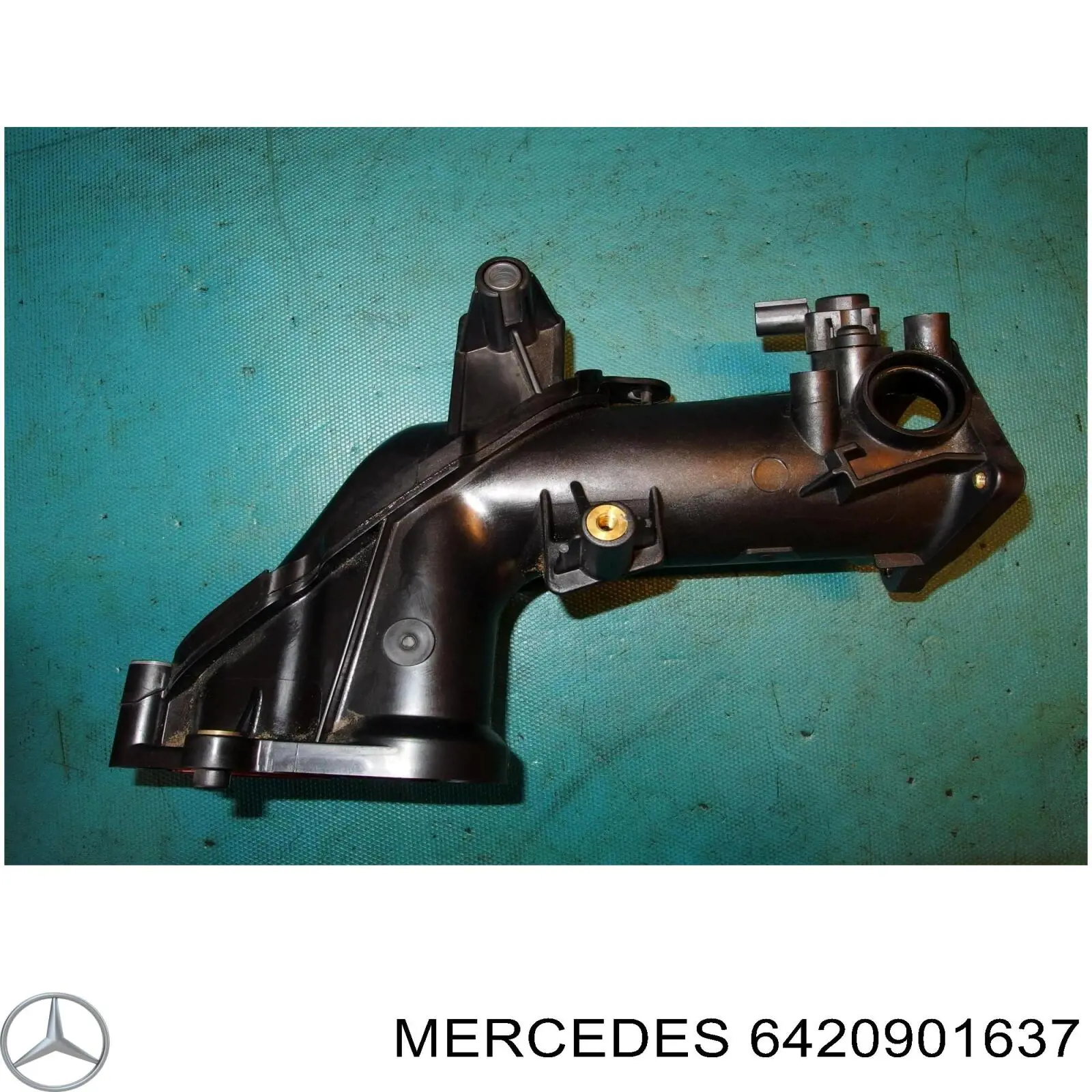 6420901637 Mercedes патрубок воздушный, дроссельной заслонки