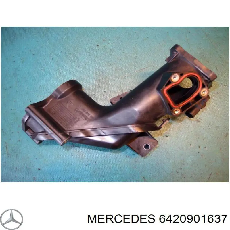 Патрубок воздушный, дроссельной заслонки Mercedes 6420901637 цена, от 29.30 USD