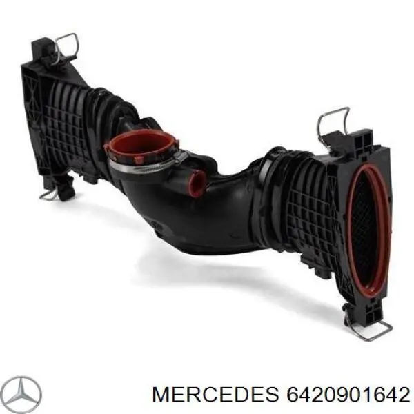 6420901642 Mercedes sensor de fluxo (consumo de ar, medidor de consumo M.A.F. - (Mass Airflow))
