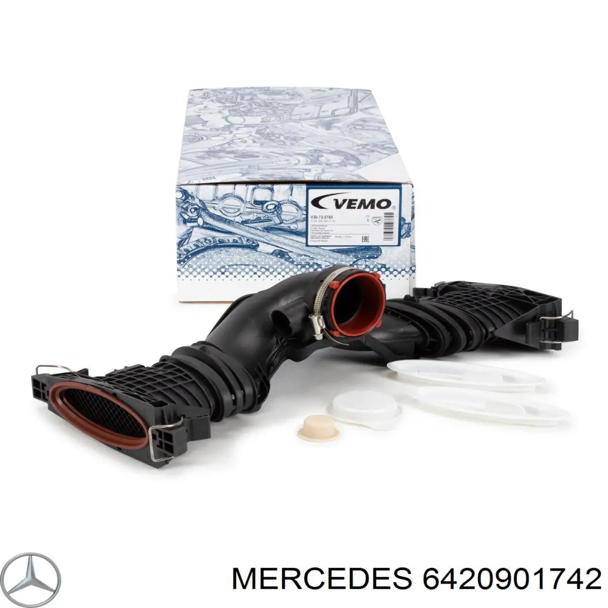 6420901742 Mercedes sensor de fluxo (consumo de ar, medidor de consumo M.A.F. - (Mass Airflow))