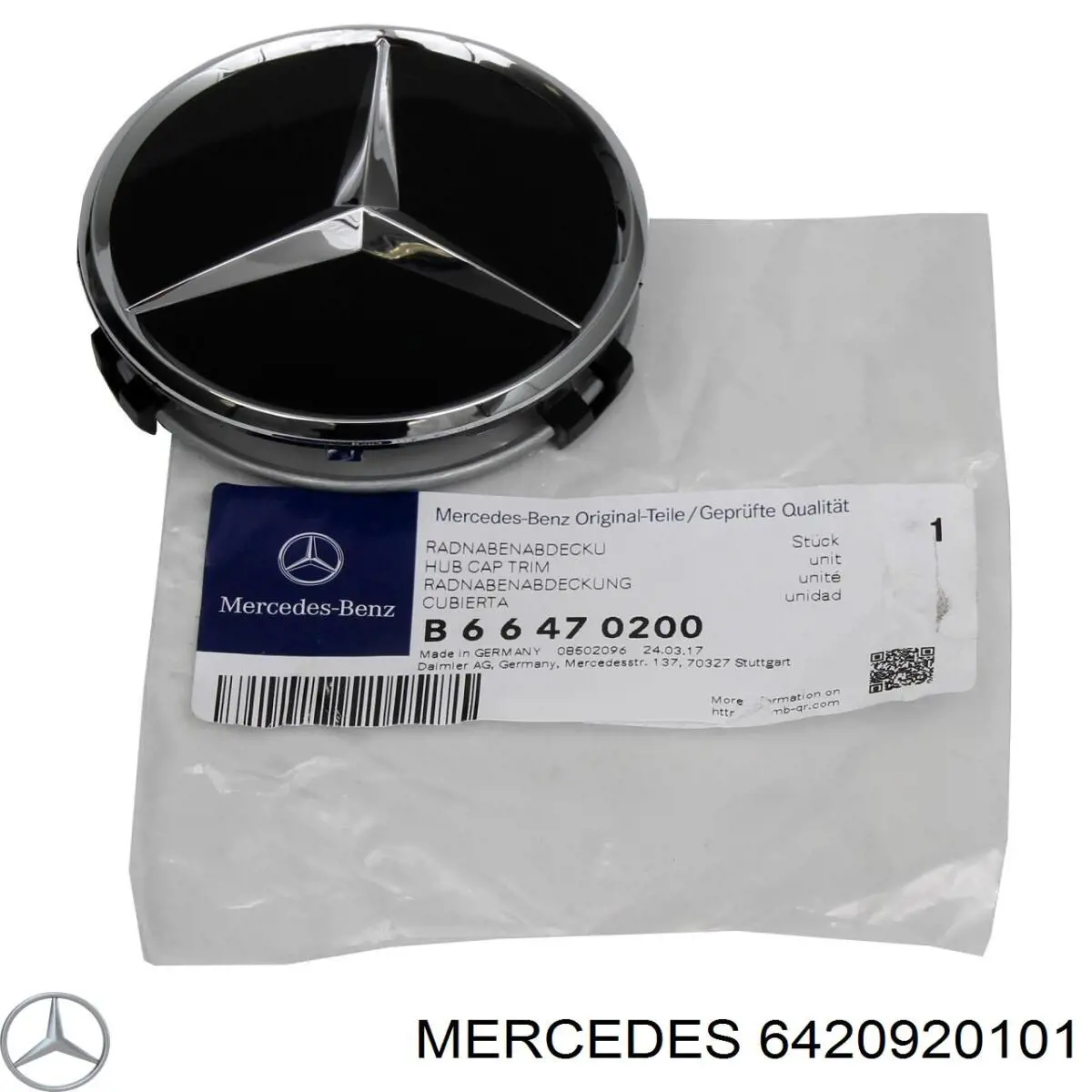 Фильтр топливный Mercedes 6420920101