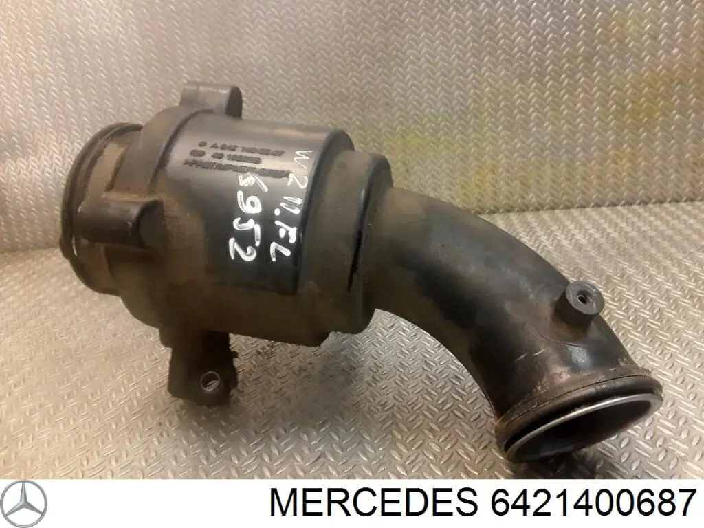 6421400687 Mercedes cano derivado de ar, saída de turbina (supercompressão)