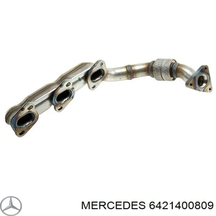 642140080980 Mercedes коллектор выпускной правый