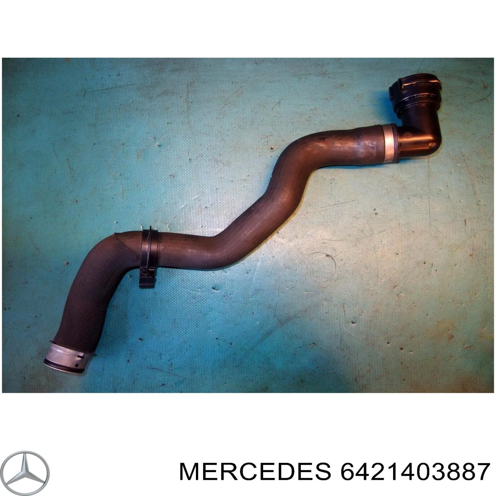 Патрубок воздушный, выход из турбины/компрессора (наддув) Mercedes 6421403487 цена, от 295.66 USD