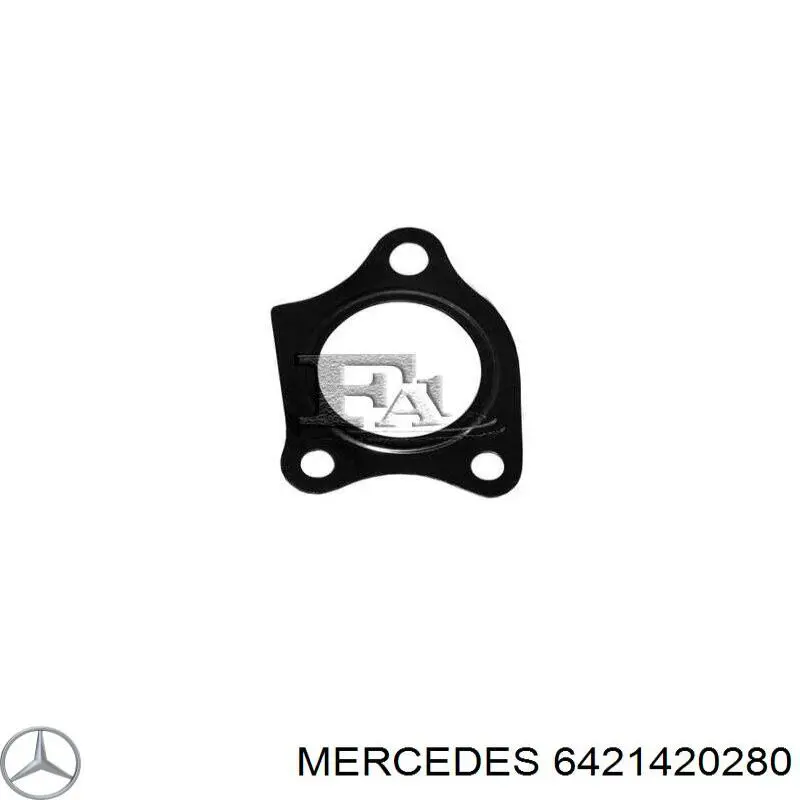 Прокладка шланга подачи масла к турбине Mercedes 6421420280