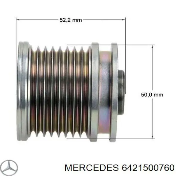 Купить 6421500760 Mercedes Шкив ремня генератора