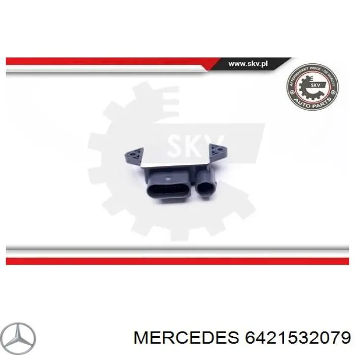 6421532079 MERCEDES Relé de los calentadores original y equivalente