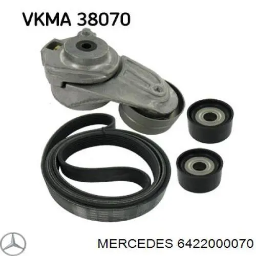 6422000070 Mercedes reguladora de tensão da correia de transmissão