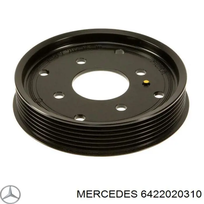 Шкив вискомуфты/крыльчатки системы охлаждения на Mercedes Sprinter (906)