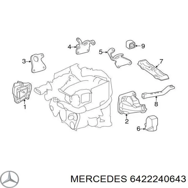 A6422240643 Mercedes 