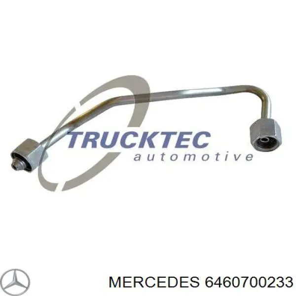 6460700233 Mercedes tubo de combustível do injetor de 1º cilindro