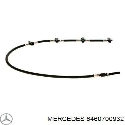 Трубка топливная, обратная от форсунок Mercedes 6460700932