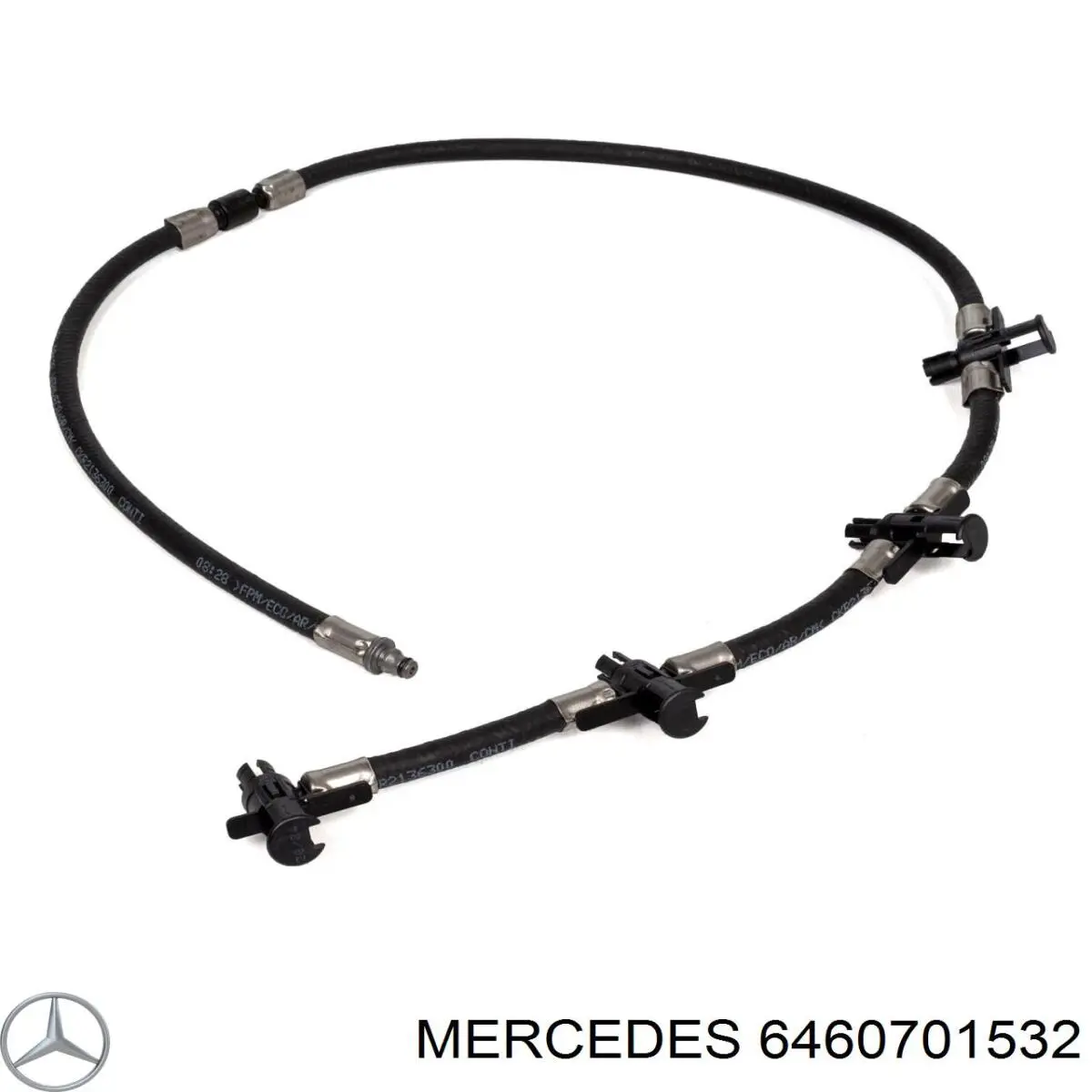 6460701532 Mercedes трубка топливная, обратная от форсунок