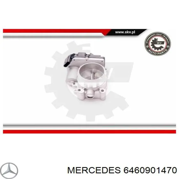 Дроссельная заслонка 6460901470 Mercedes