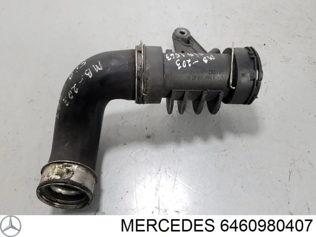 Патрубок воздушный, выход из турбины/компрессора (наддув) Mercedes 6460980407 цена, от 24.91 USD