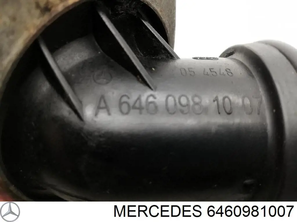 Патрубок воздушный, выход из турбины/компрессора (наддув) Mercedes 6460981007 цена, от 58.66 USD