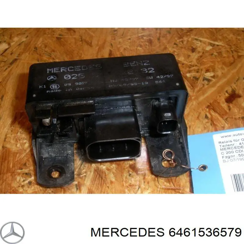 6461536579 Mercedes relê das velas de incandescência