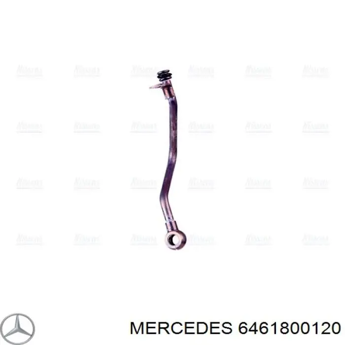 Трубка/шланг подачи масла к турбине Mercedes A6461800120