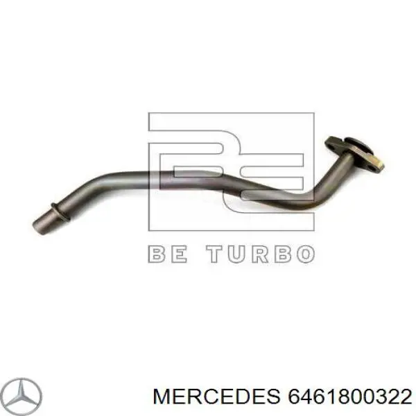 Трубка/шланг отвода масла от турбины на Mercedes E (W210)