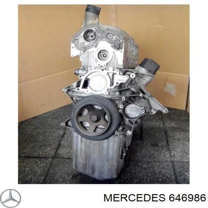 Двигатель 646986 Mercedes