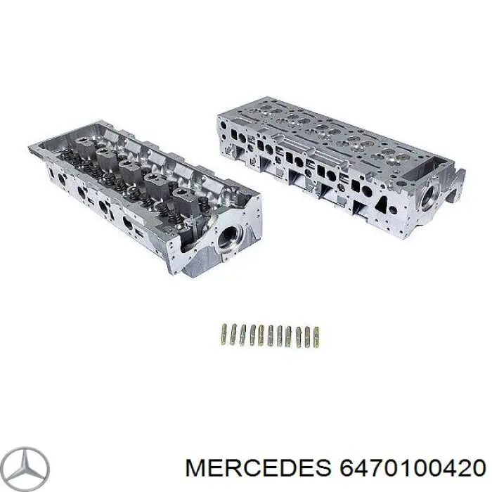 Головка блока цилиндров 6470100420 Mercedes