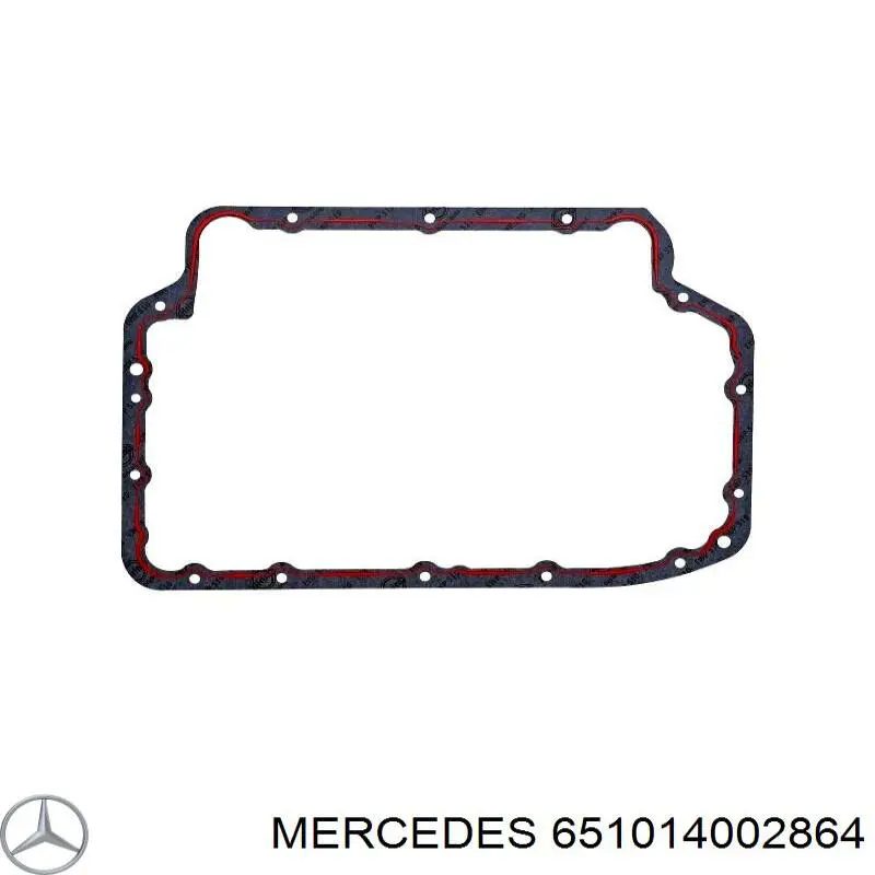 651014002864 Mercedes прокладка поддона картера двигателя