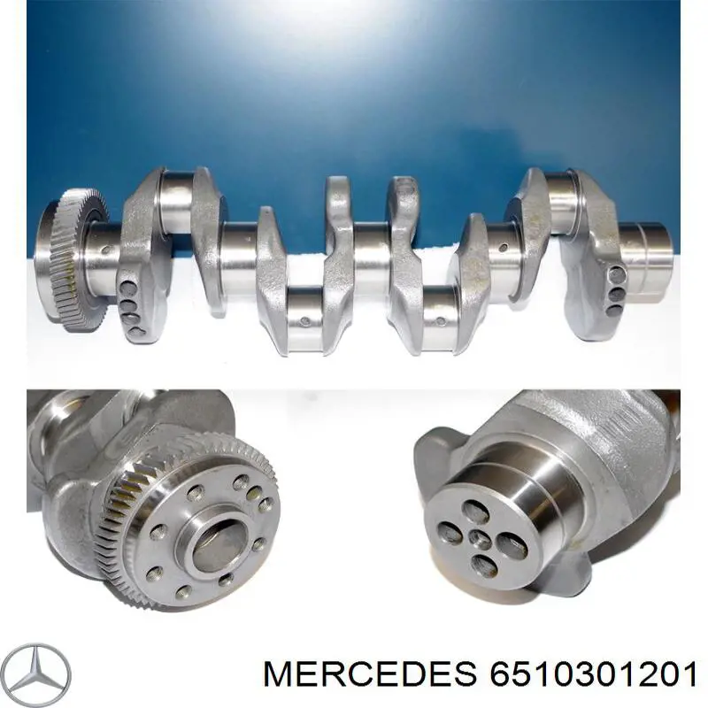 Коленвал двигателя 6510301201 Mercedes