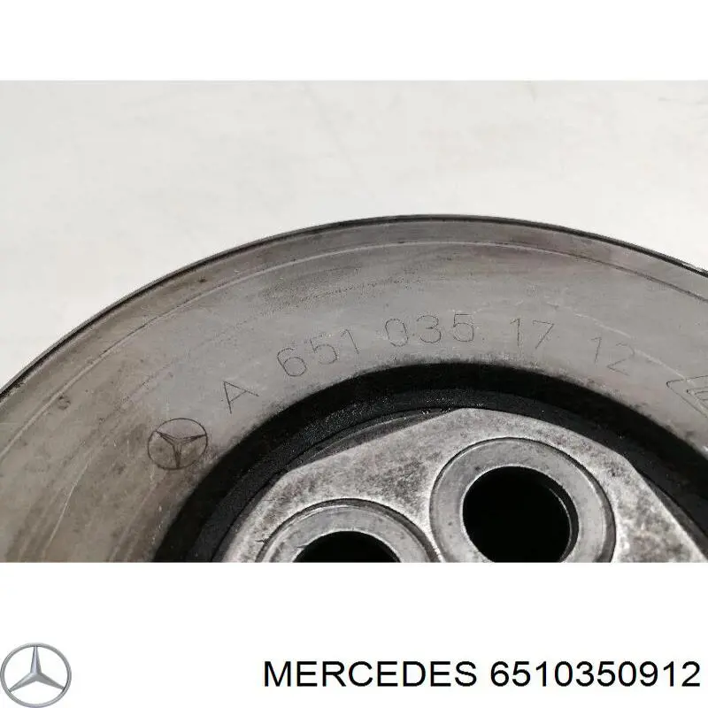 Шкив коленвала (демпфер) Mercedes 6510350912 цена, от 127.68 USD