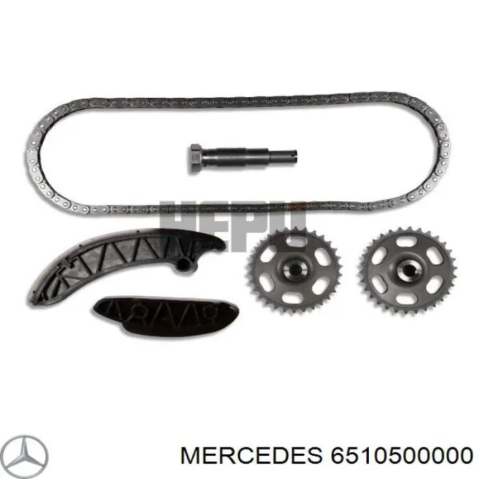 A651050010005 MERCEDES Tensor, cadena de distribución original y equivalente