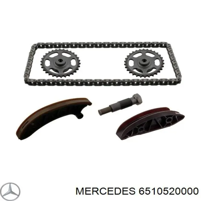 6510520000 Mercedes engrenagem de cadeia da roda dentada da árvore distribuidora de motor