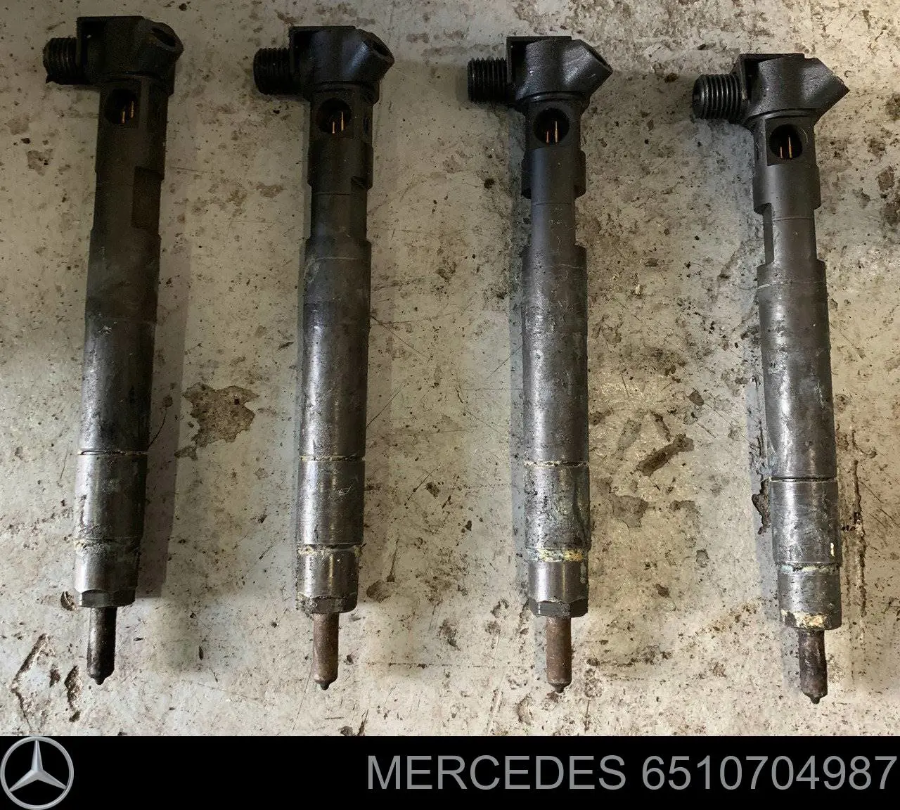 Топливные форсунки 6510704987 Mercedes