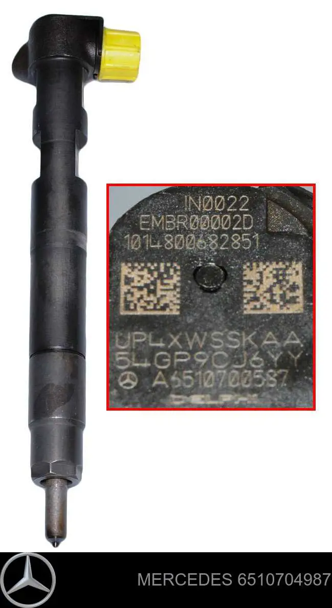 Форсунка инжектора Mercedes 6510704987 цена, от 231.19 USD