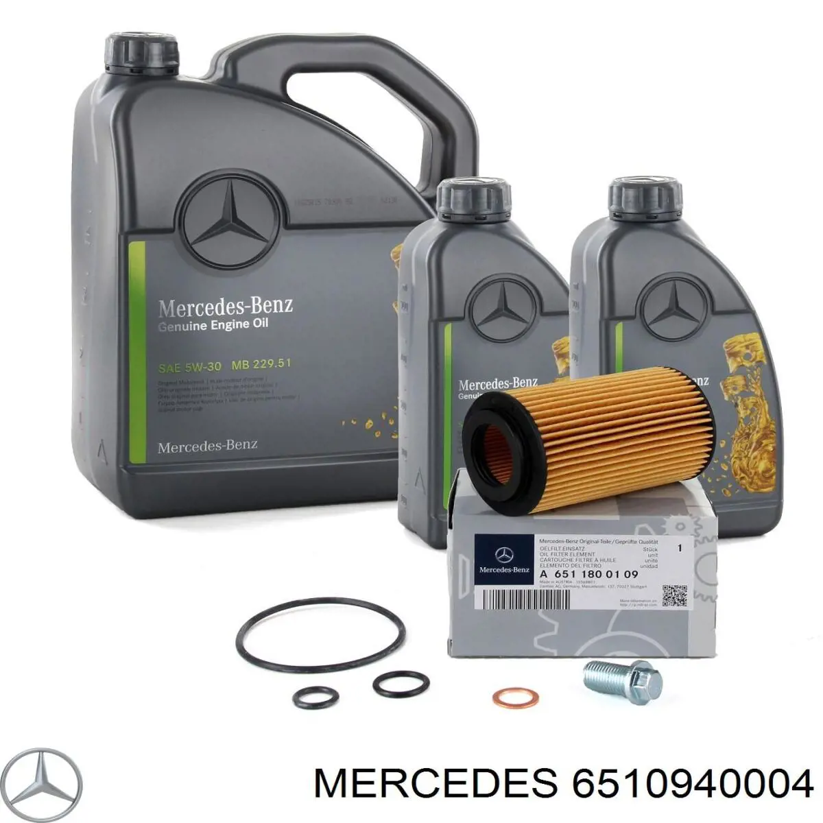 Фильтр воздушный Mercedes 6510940004