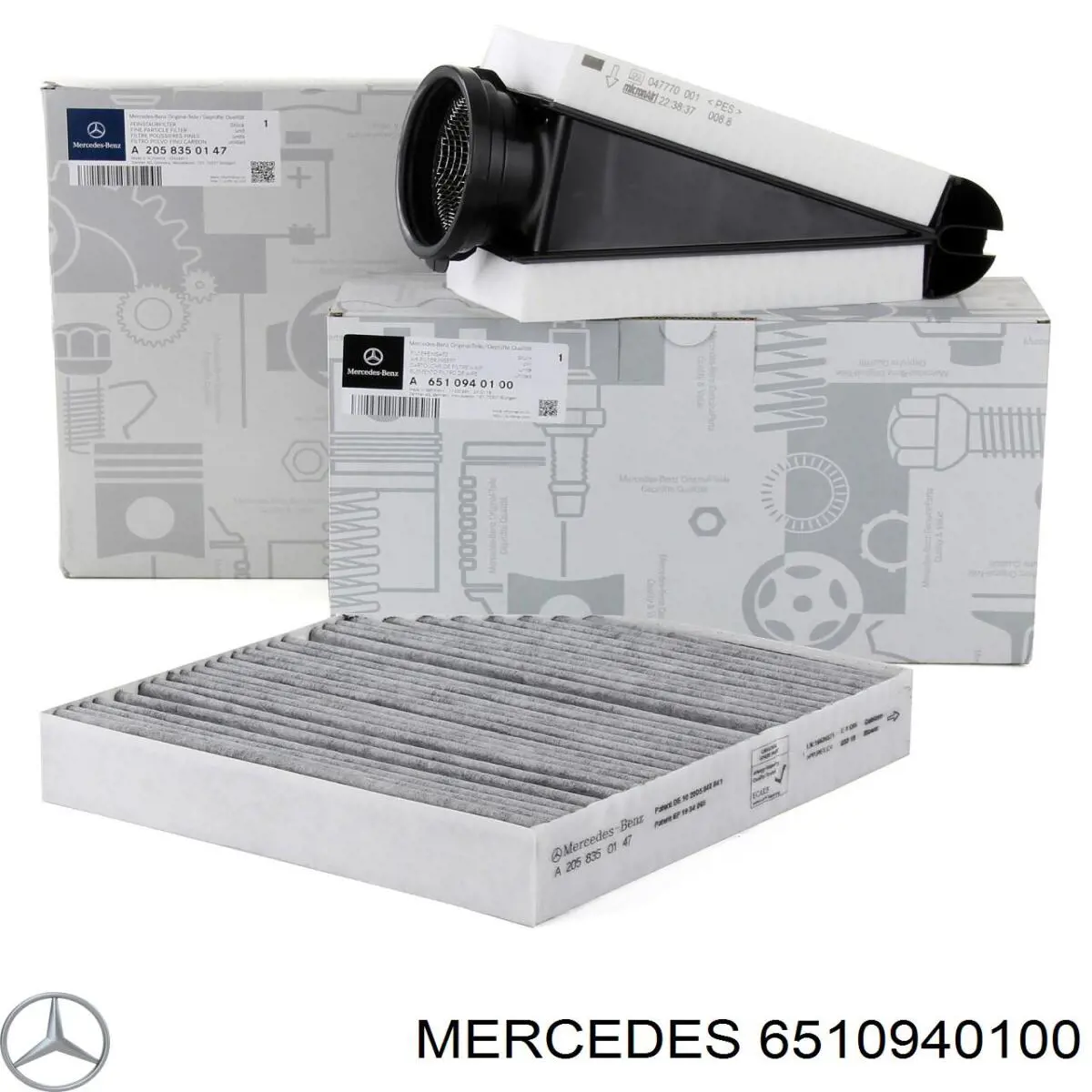Купить 6510940100 Mercedes Автомобильный фильтр воздуха