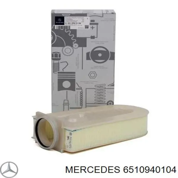 Filtro de ar 6510940104 Mercedes