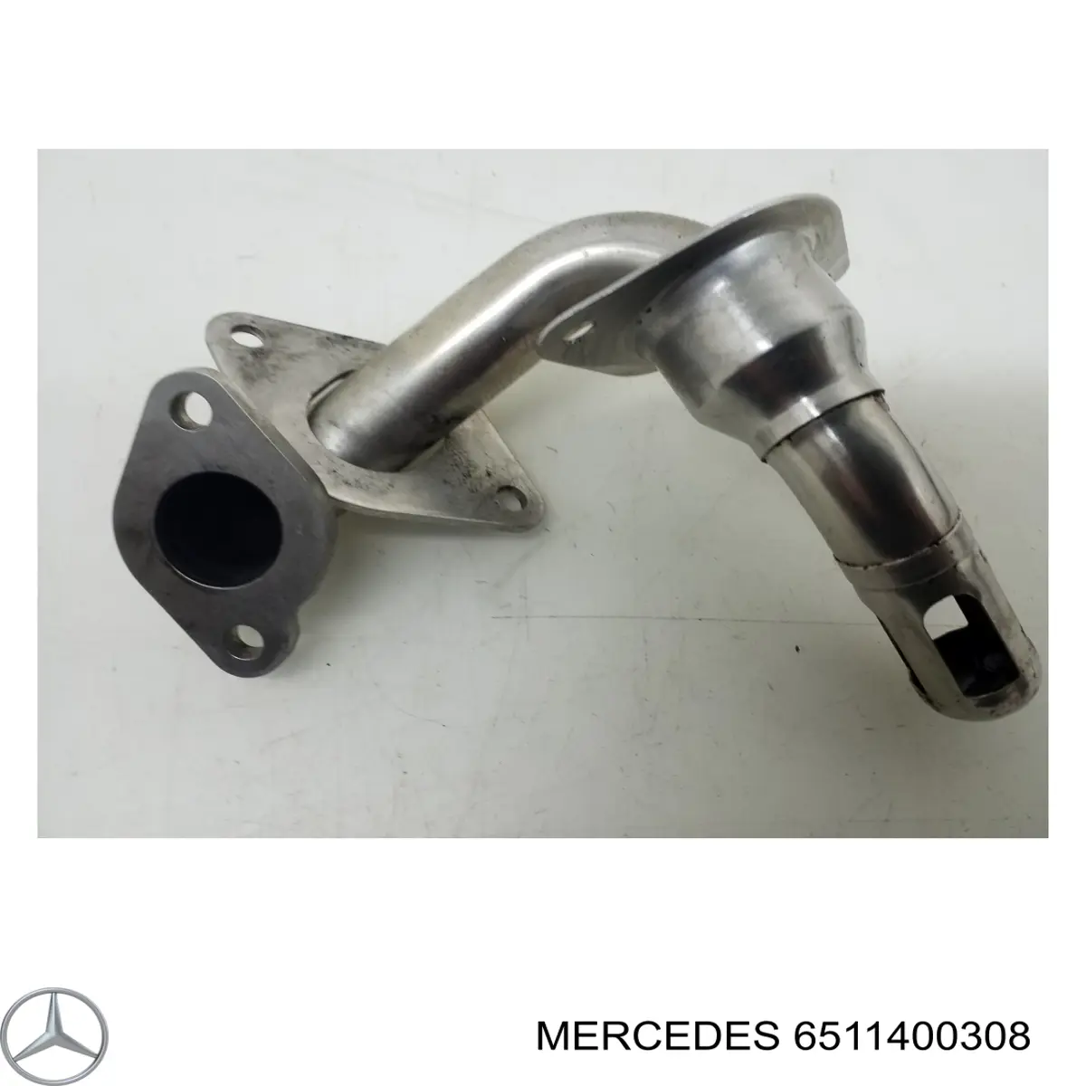 Купить 6511400308 Mercedes Патрубок системы рециркуляции отработавших газов EGR