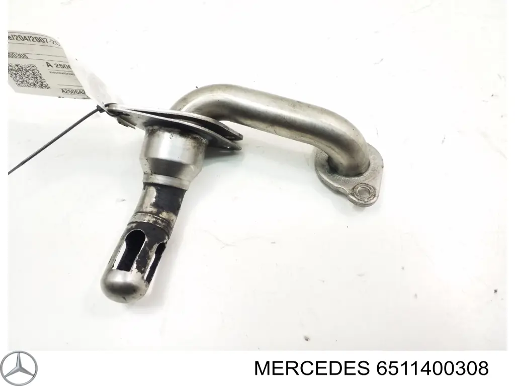 Патрубок системы рециркуляции отработавших газов EGR 6511400308 Mercedes