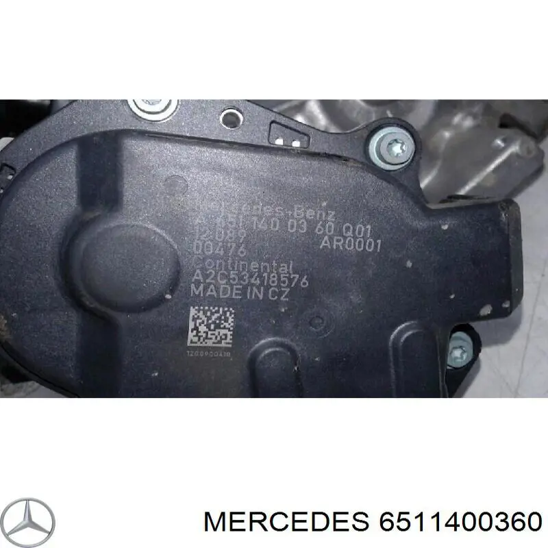 Клапан ЕГР 6511400360 Mercedes