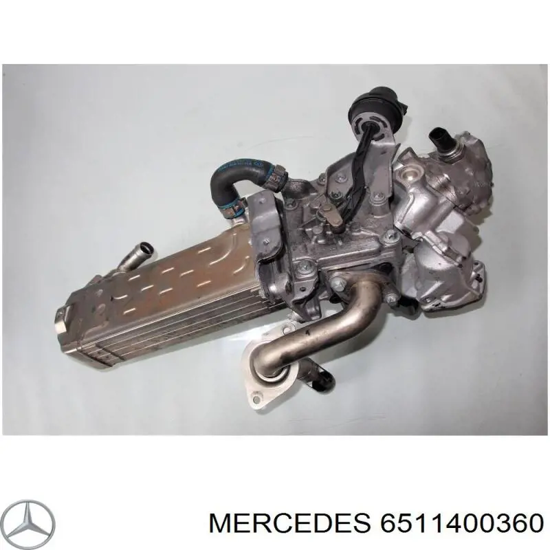 6511400360 Mercedes válvula egr de recirculação dos gases