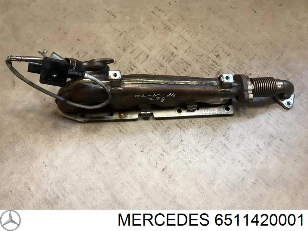 Газопроводы (коллектор выпускной) на Mercedes Sprinter II 3,5-t 906