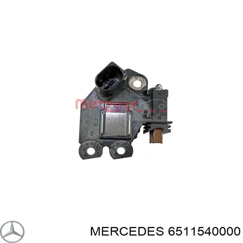 Купить 6511540000 Mercedes Реле регулятор напряжения генератора
