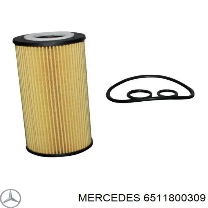 651 180 03 09 Mercedes масляный фильтр