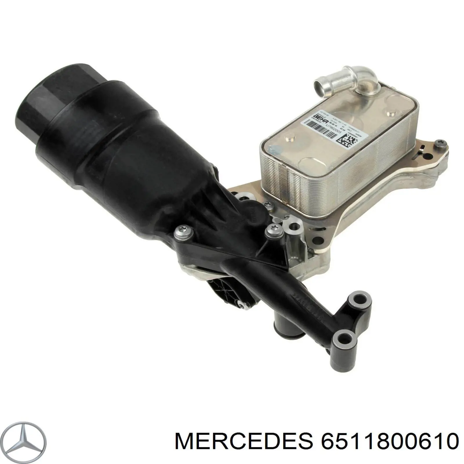 6511800610 Mercedes корпус масляного фильтра