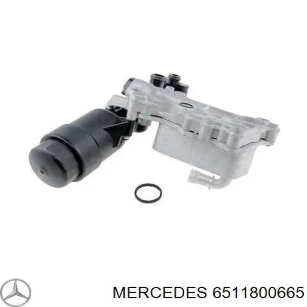 6511800665 Mercedes radiador de óleo