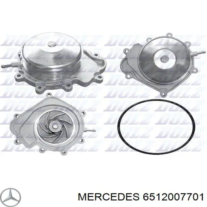 Помпа охлаждения Mercedes 6512007701 цена, от 82.94 USD
