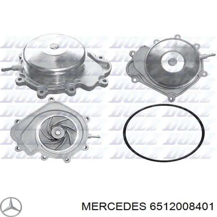 Помпа охлаждения Mercedes 6512008401 цена, от 95.02 USD