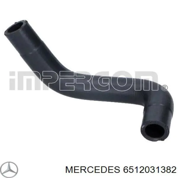 6512031382 Mercedes шланг (патрубок охлаждения масляного теплообменника, обратка)